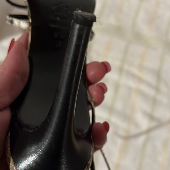 Gunmetal Heels snake skin - Picture 5 of 7